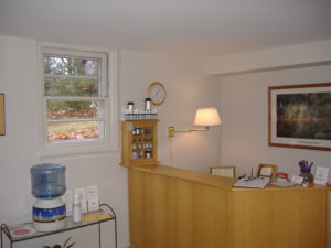 Levin and Chellen Chiropractic reception desk