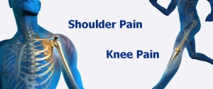 shoulder pain, knee pain