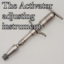 activator adjusting instrument w/ text